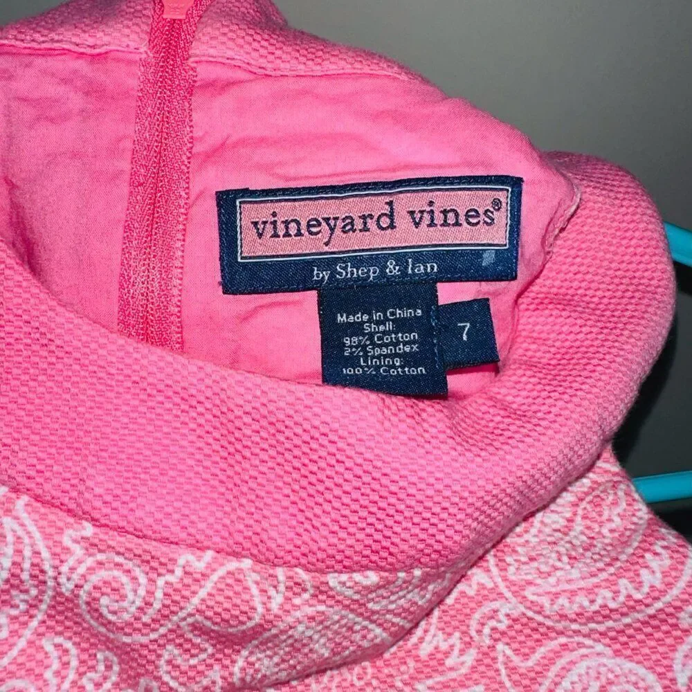Vineyard Vines Pink GIRLS Dress SIZE 7 - Picture 3 of 3